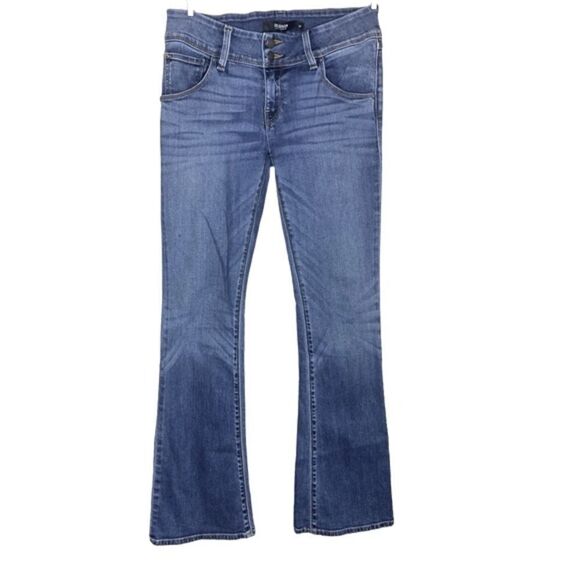 Hudson Signature Boot Cut Wm’s Sz 27 Low Rise Pocket Flap Denim Stretch Jeans - Picture 1 of 5